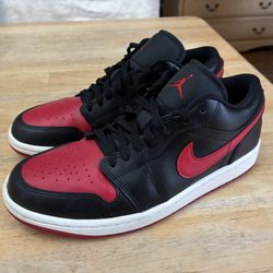 Women’s Size 7.5 Red and Black Air Jordans