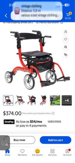 Drive Nitro Duet Walker/wheelchair