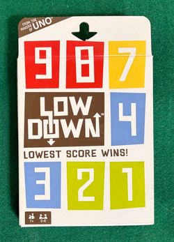 Lowdown Card Game - Great Condition/Complete