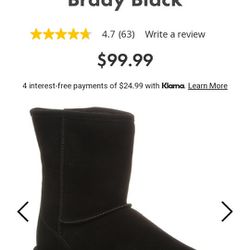 Brand New Men's Bearpaw Brady Boots