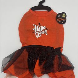 NWT Orange Halloween Dog/Cat Dress Size S, M,L, XL