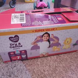 Choice Dry & Gentle Diapers, 
Size 7, 90 count diapers