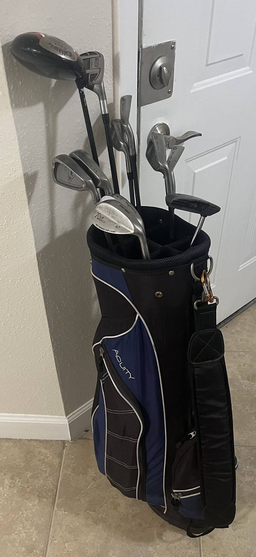 Golf Clubs & Bag
