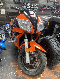 Street Legal Fully Automatic Adult Motorcycle 125CC