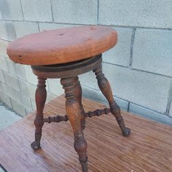 Antique Piano Stool