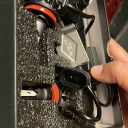 White Front LED Headlights ‼️‼️ Luces Para Auto Nuevas 