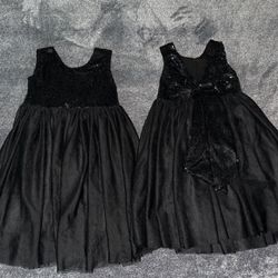 Black Sequin Dresses 4T/5T