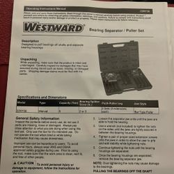 Puller/ Bearing Separator Set