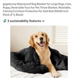 Waterproof Dog Cat Blanket 50x60” New ($15)