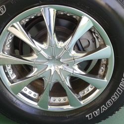 Chrome Rims, 17 "/7.5"    Or, 4 For $100