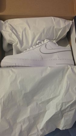 Nike white air forces