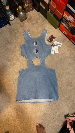 Seven Denim Swarovski Cut Out Dress