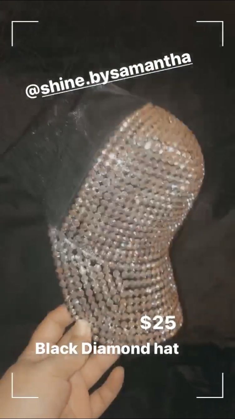 Black Shiny Baseball Hat