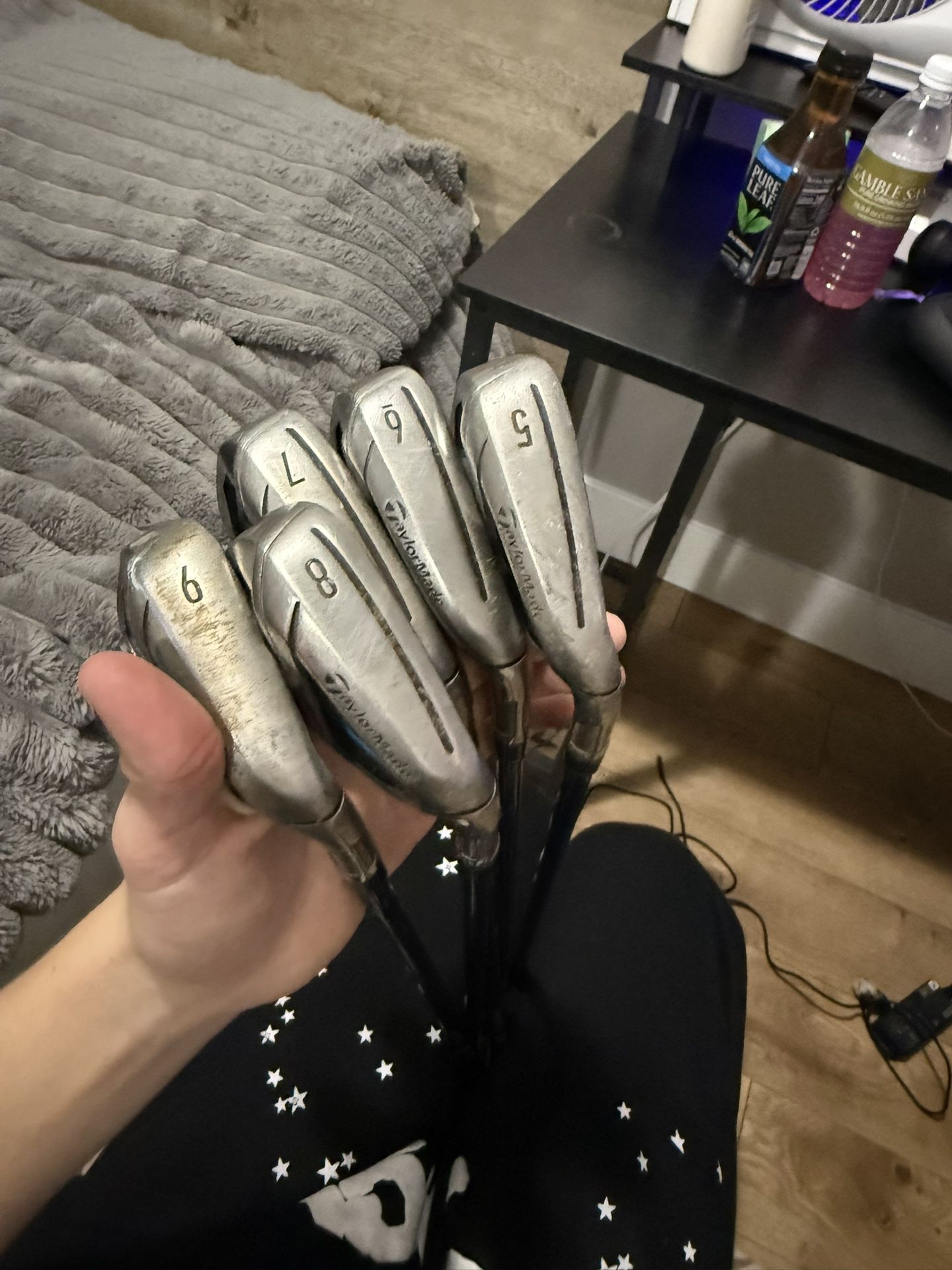 Taylor made Sim Max Irons, Blue, Regular Shaft