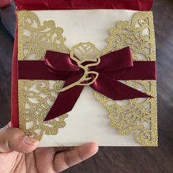 Gold Invitations
