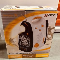 GPX Pro All In One Emergency Tools. Includes A Flashlights That Can Be Separated Radio Weather Channel And TV With Compuse Warning Flash Light DD  