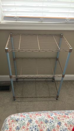 3-Tier Wire Storage Shelf Unit