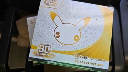 More Pokemon 30th Celebration Pokemon Center Exclusive ETB Elite Trainer Box!