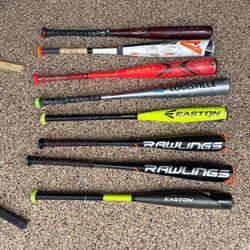 USA Baseball Bats Various Sizes. 