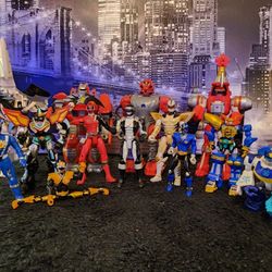 "The Squad" #2 Kid's Figurines Power Rangers, Voltron  Lot