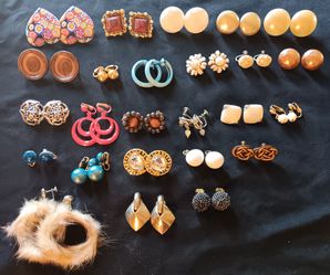 Clip-on Earring Lot