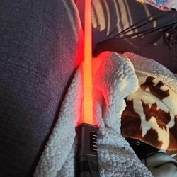 Star Wars The Black Series Asajj Ventress Force FX Lightsaber with LEDs and Sound Effects, Collectible Roleplay