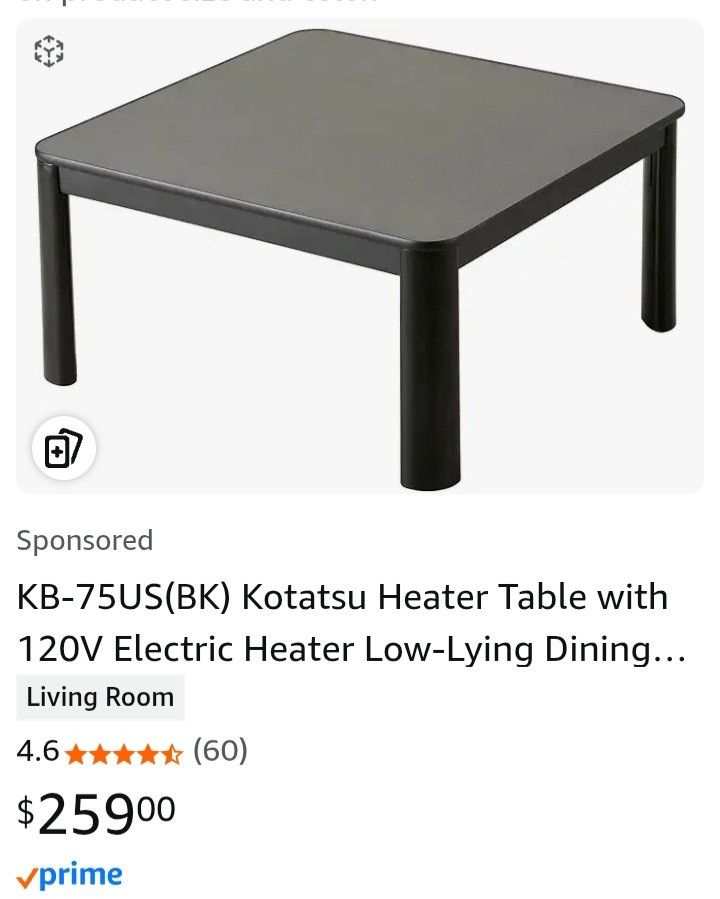 Japanese Heated Table