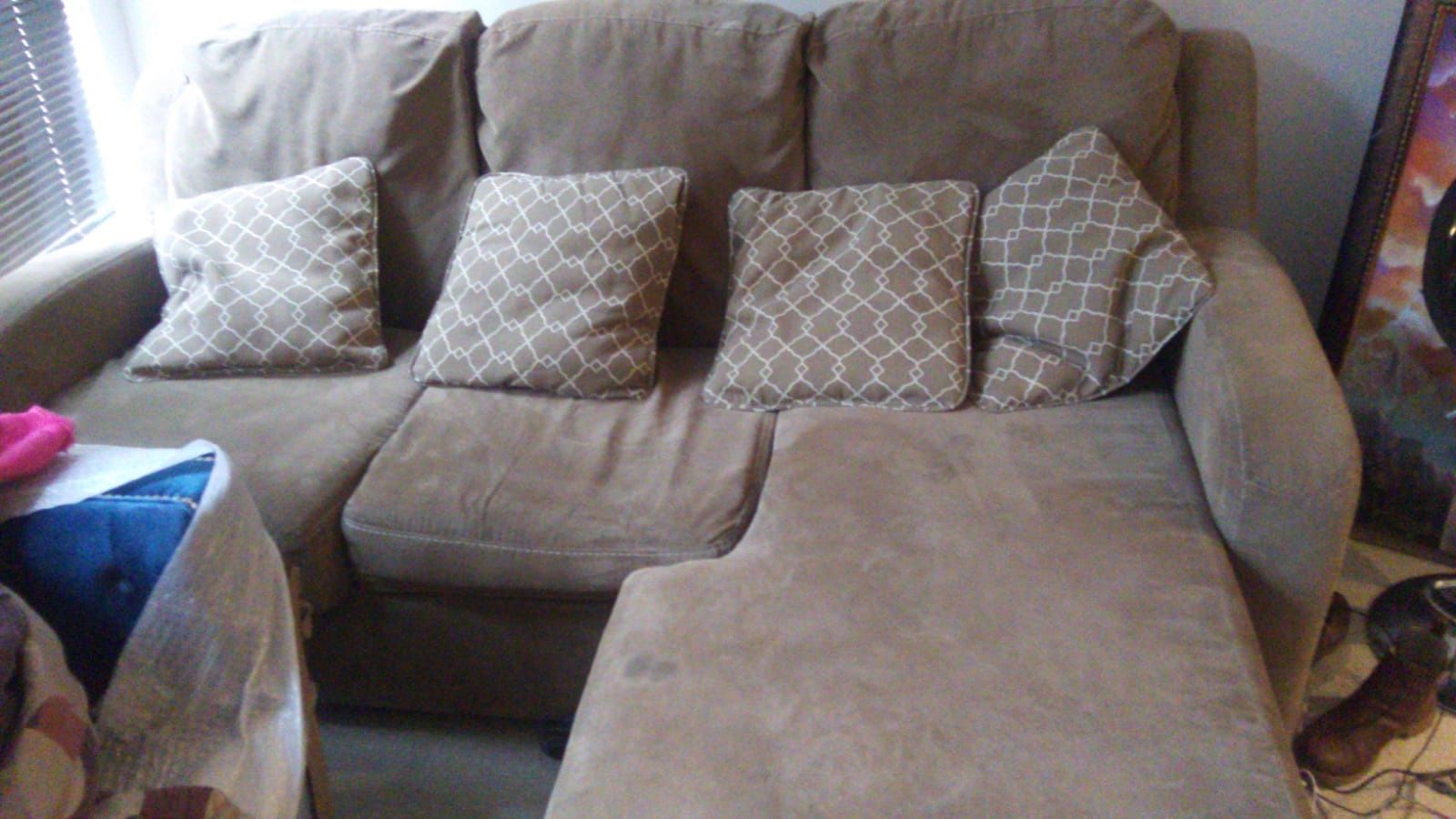 Pull out sectional couch