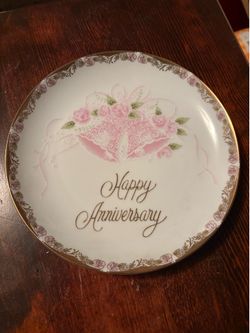 “Happy Anniversary “ Collector Plate