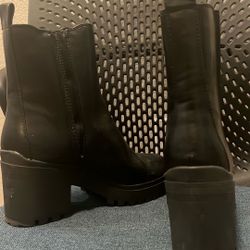 Ankle Chunk Heel Booties