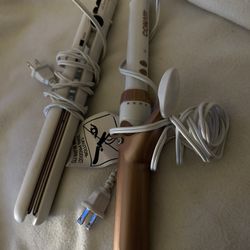 CONAIR hair Curling Wand+ Straightener 