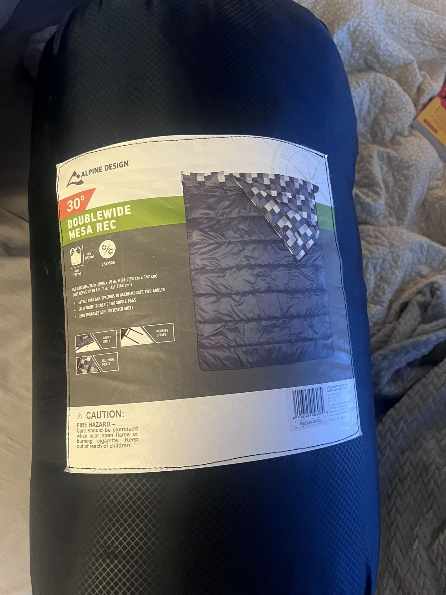 Double Wide Sleeping Bag (like New)