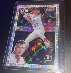 Mike Trout numbered card