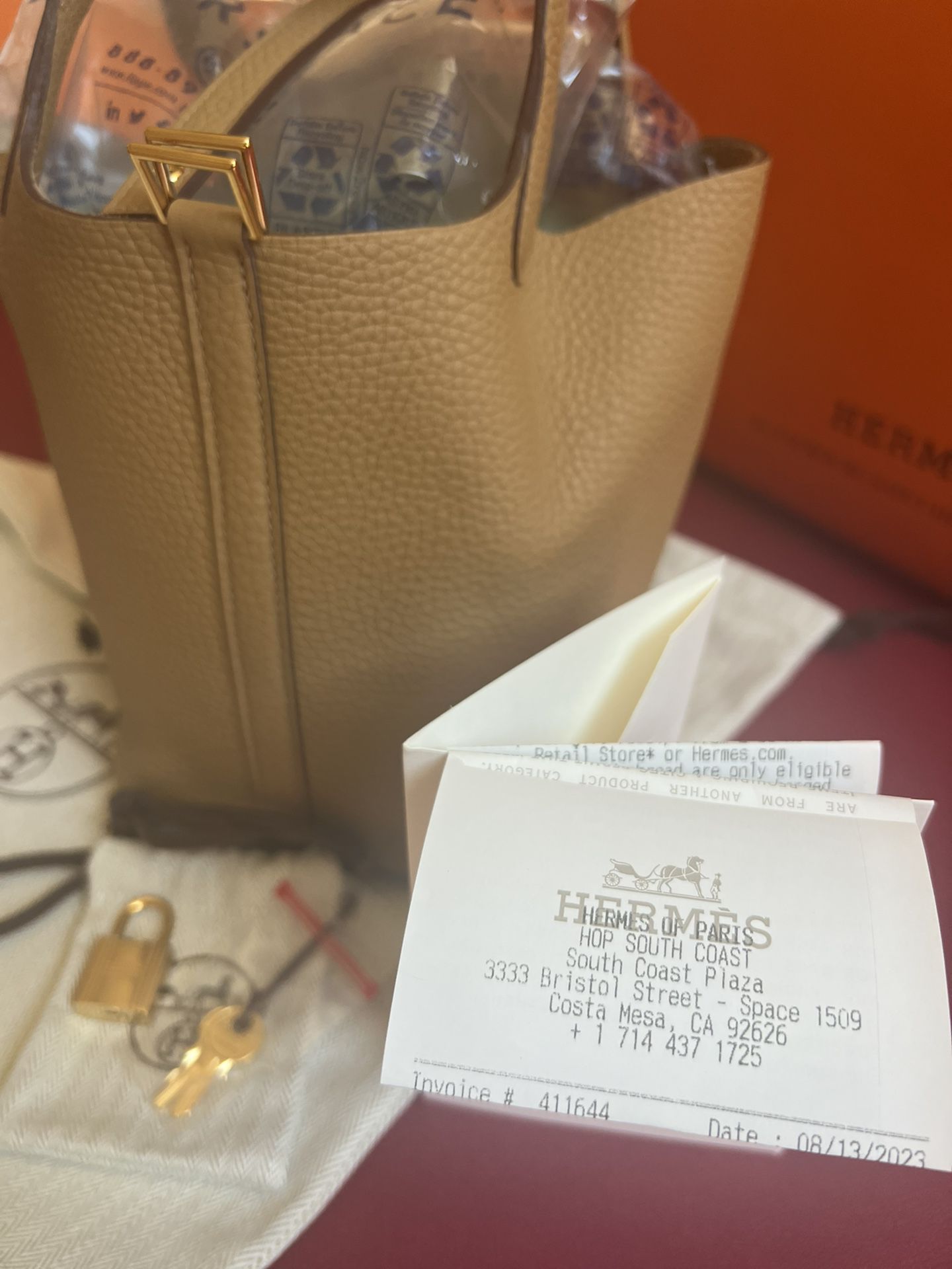 Authentic Hermes Picotin 18 Gold Hardware for Sale in Mission
