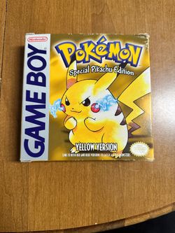 Game Boy Yellow Version Pokemon Special Pikachu Edition CIB!