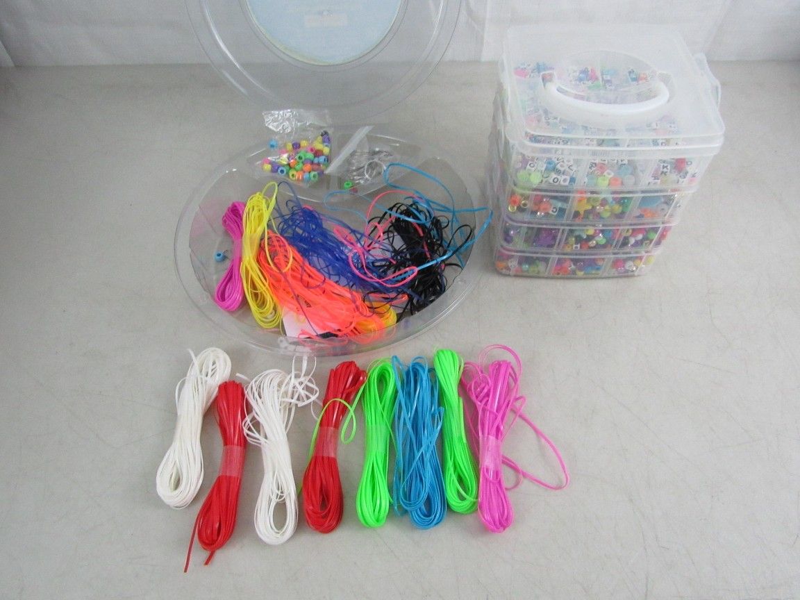 Bracelet & Necklace Beads Making Kit Misc. Lot


