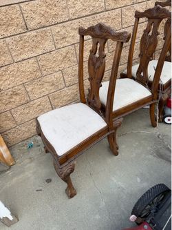 Solid wood chairs