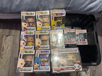 Breaking bad, horror, and sonic Funko pops