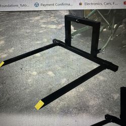 3 Point Hitch Pallet Forks Attachments Cat 1 Tractor Carryall Adjustable Forks