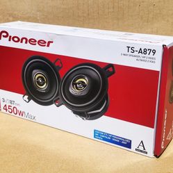 Pioneer A Series Car Speakers 3 1/2" 2-Way Coaxial Speaker System 450 Watts TS-A879 🚨 Payment Options Available 🚨 No Credit Needed 🚨 