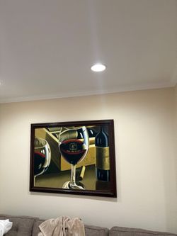 Framed Silver Oak Cellars Wine Art Print