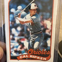 Cal Ripken 1989 Topps Baseball Card