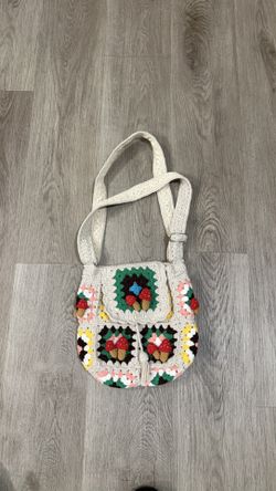 🍄 🧶Handmade Mushroom Crochet Bag