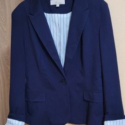 Women Jersey Blazer Size Medium