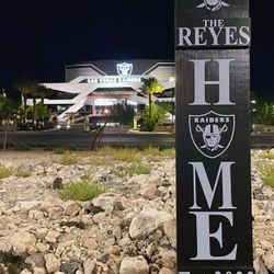 RAIDERS HOME SIGN / NFL