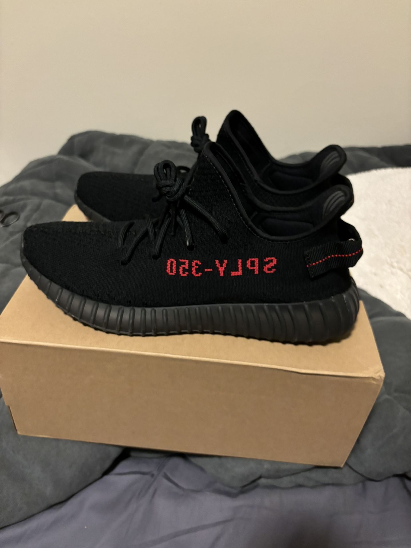 Yeezy 350 Boost Size 12 Black Red