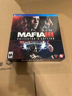 PS4 Mafia lll collectors edition