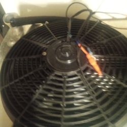 C10 1967 Radiator Aluminum With Two Fans 400