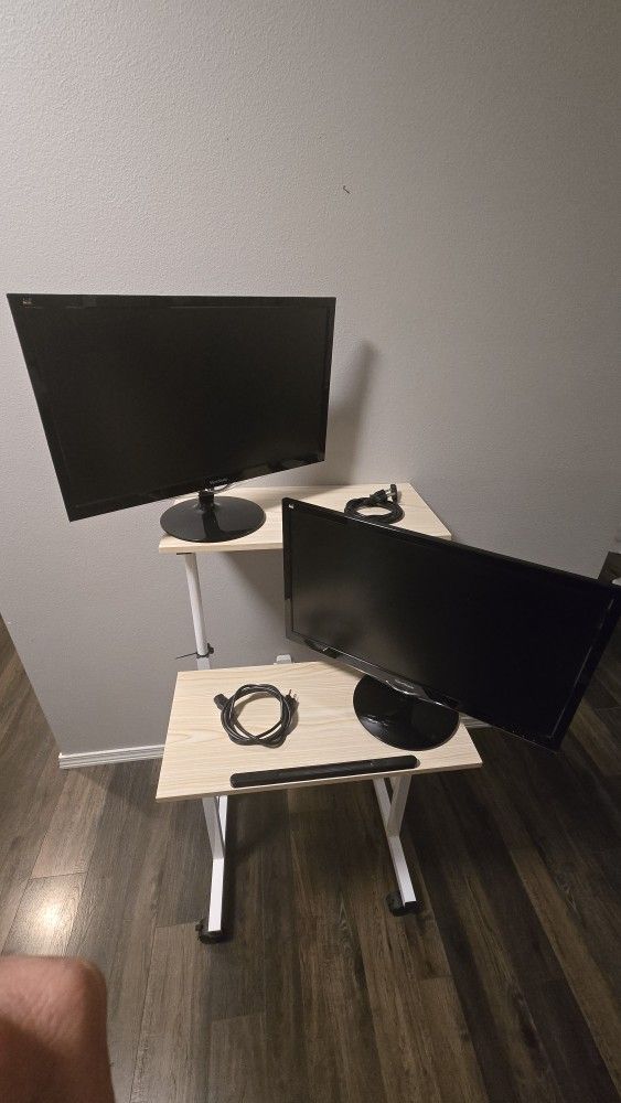 2x " ViewSonic Display Screen, Dual Computer Screen
