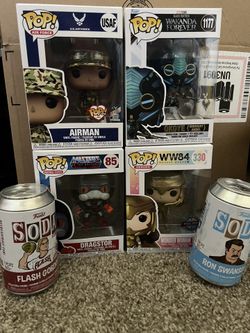 6 Funko pop